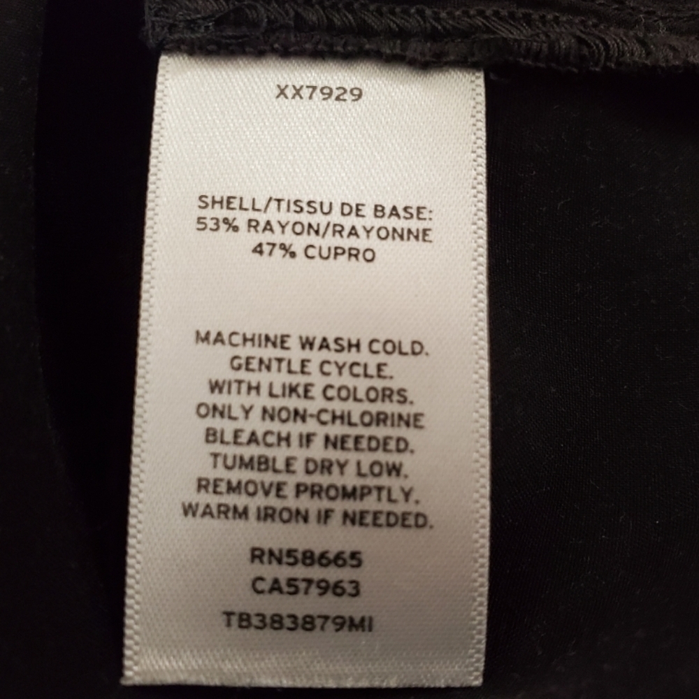 Treasure & Bond Women's Lightweight Black Dress - Picture 12 of 12